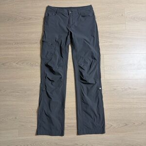 Patagonia Quandary Nylon Hiking Cargo Pants Womens 2 Gray Stretch Outdoor Camp